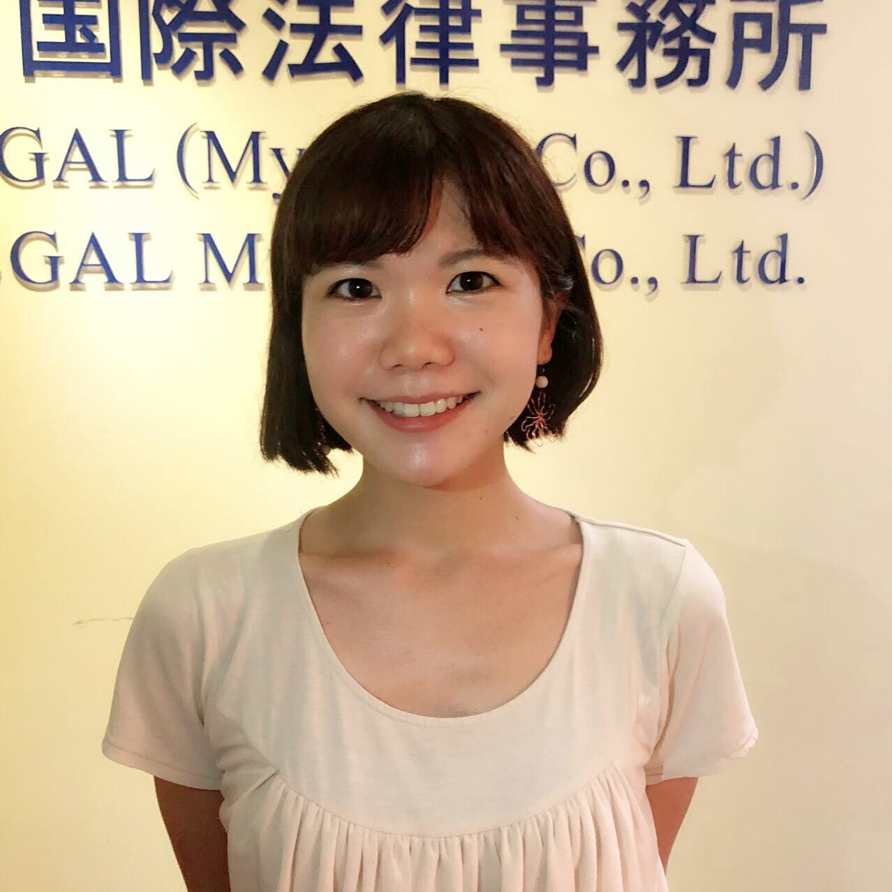 Erika Tanaka（Japanese intern on 19.08.2019） | TNY Legal (Myanmar) Co., Ltd